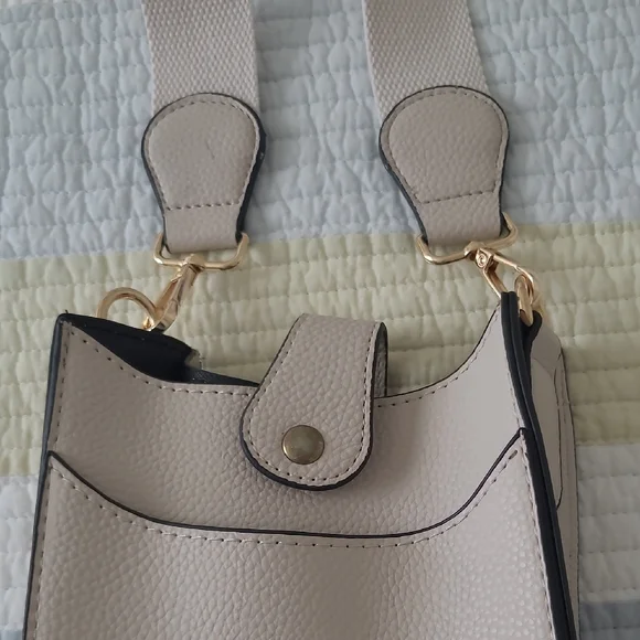Light Beige Crossbody Bag - Picture 2 of 7